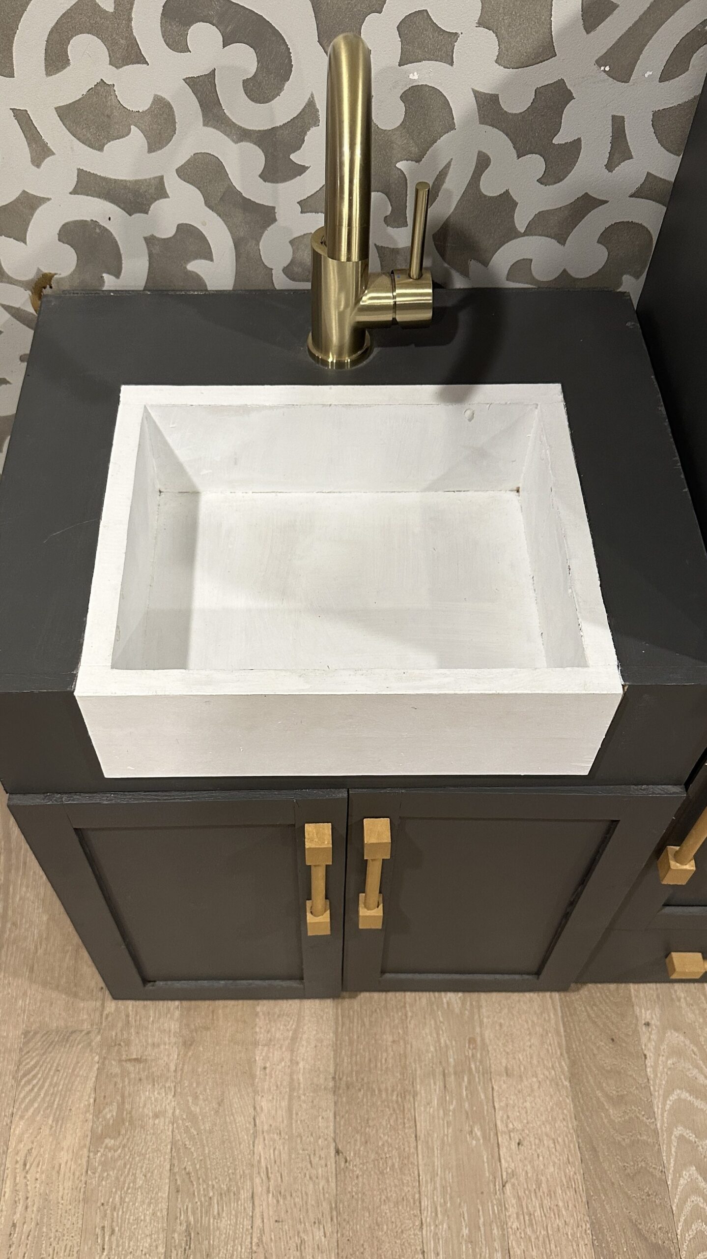 DIY Kids Kitchen Play Set Sink