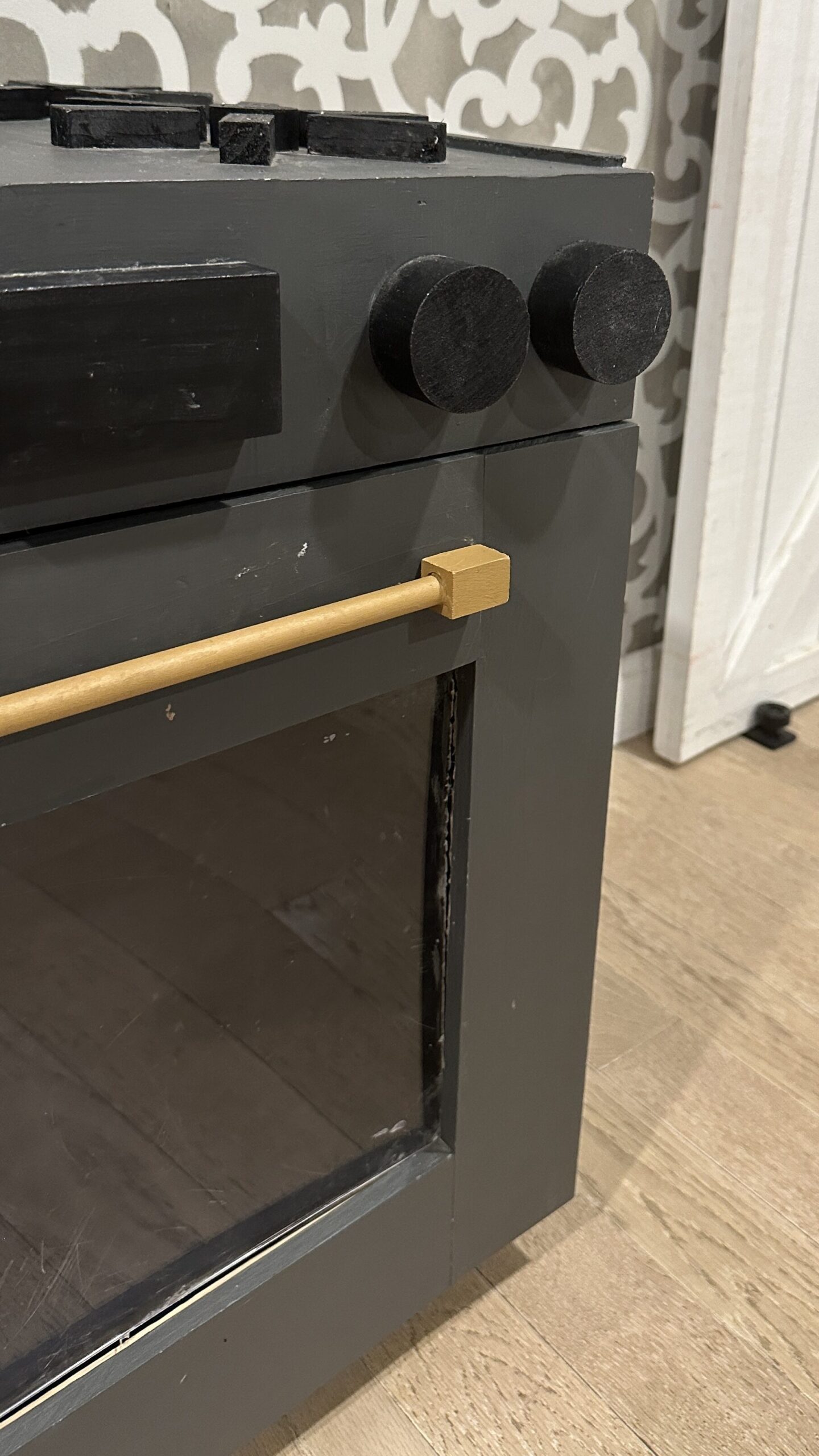 DIY Kids Kitchen Play Set Oven