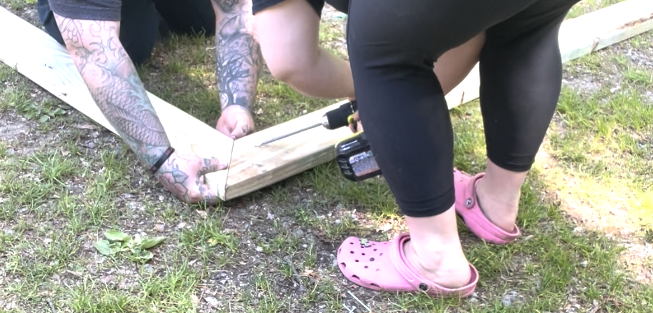DIY Oversized Kids Sandbox Build