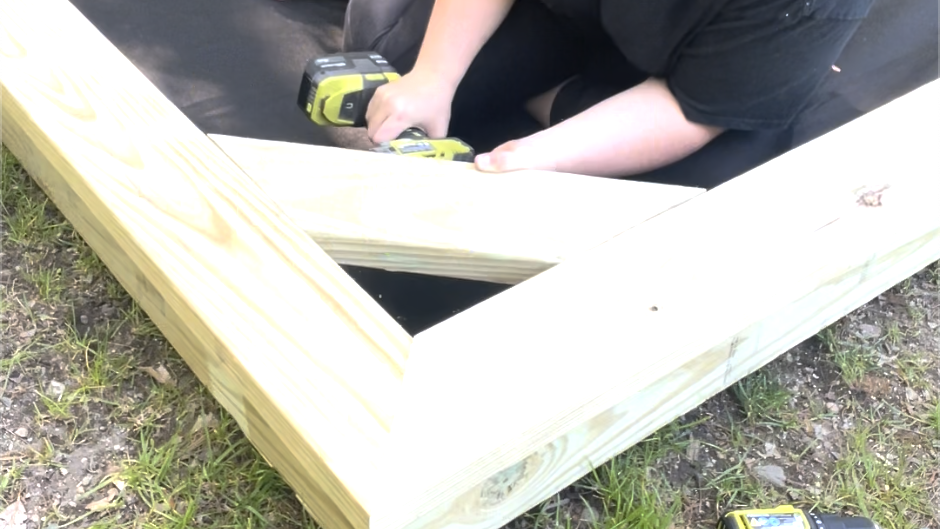 DIY Oversized Kids Sandbox Tutorial